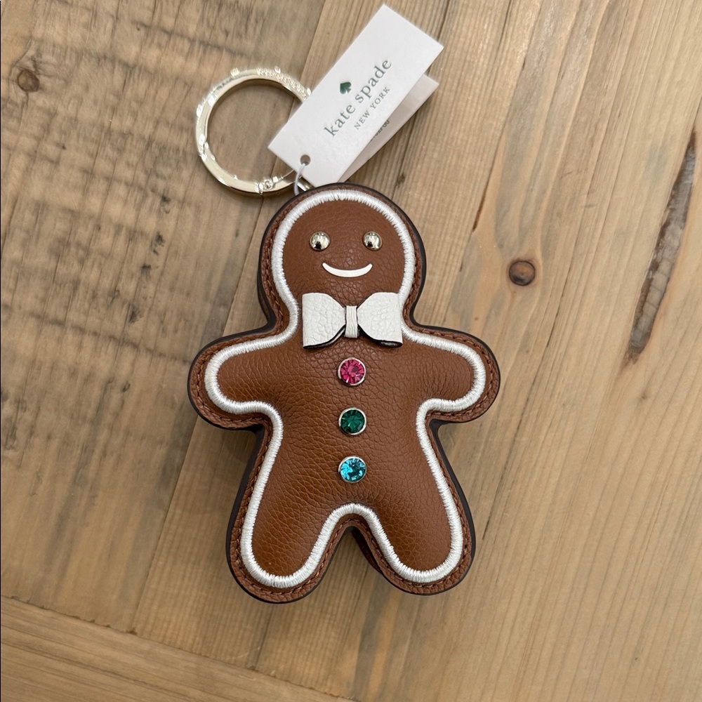 Kate Spade Brown Gingerbread Keychain